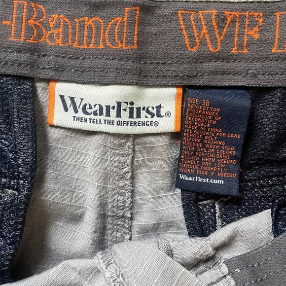 Wear First Mens Gray Cargo Utility Ripstop Hiking Shorts Size 38 - Picture 3 of 5